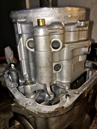 The brass looking thing is the thermal switch. I will be deleting that and hopefully plumbing the airline into the opening.