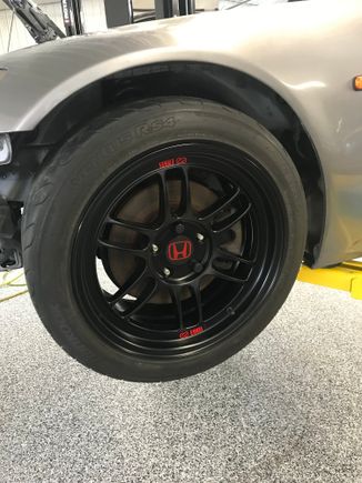 RPF1's with track tires installed