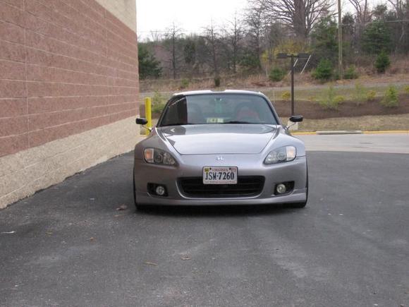 OEM front lip w/ EK fogs and JDM headlights