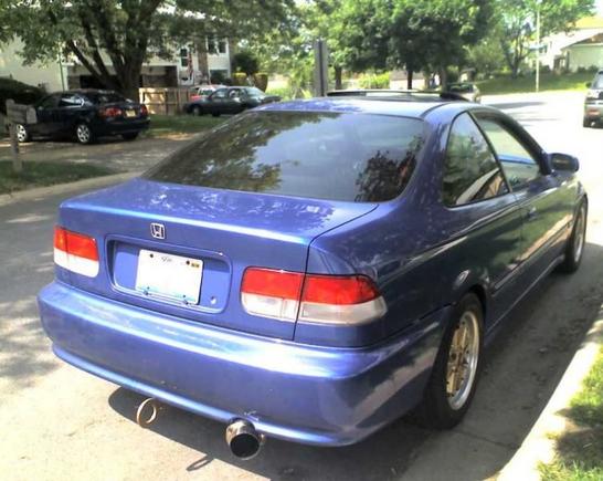 civic newtints newexhaust