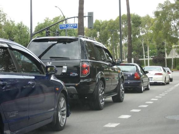 cruising w/ the homies..