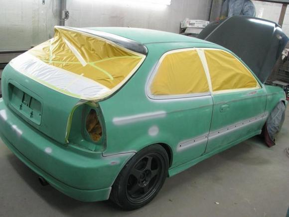 sanded