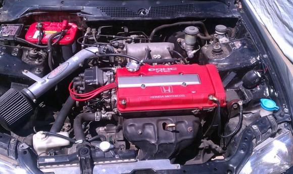 Built for turbo - lower compression forged pistons and rods.
ACT clutch and flywheel

Skunk2 intake manifold
Edlebrock Throttle Body
AEM intake