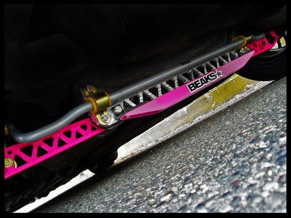 rear suspension view