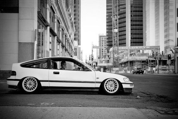 honda crx white