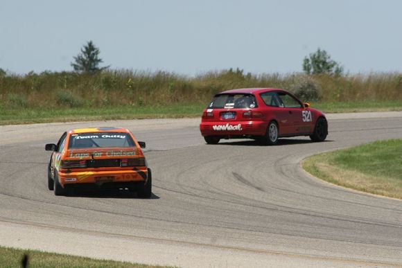 Jabaay's Lemons' CRX that we won Class B at Gingerman in and I at WMHM13.