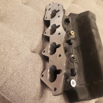 lapped the manifold with 1000 grit