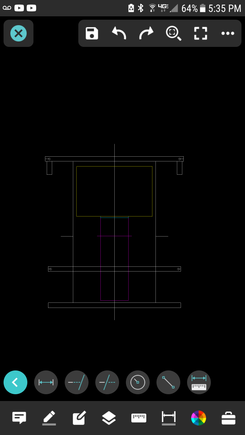 here is part of the frame design once i get measurements from the subframe i can finish the drawings and start making more parts.