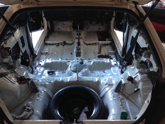after a quick wipe down.