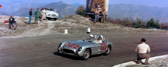 Stirling Moss @ Mille Miglia....in color!!1