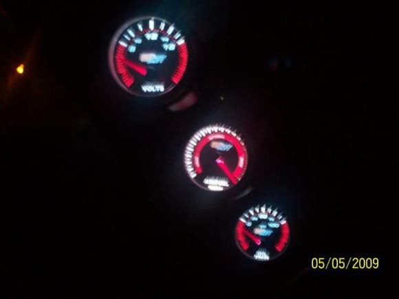 glow shift gauges