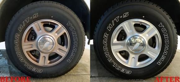 Before &amp; After Full Wheel