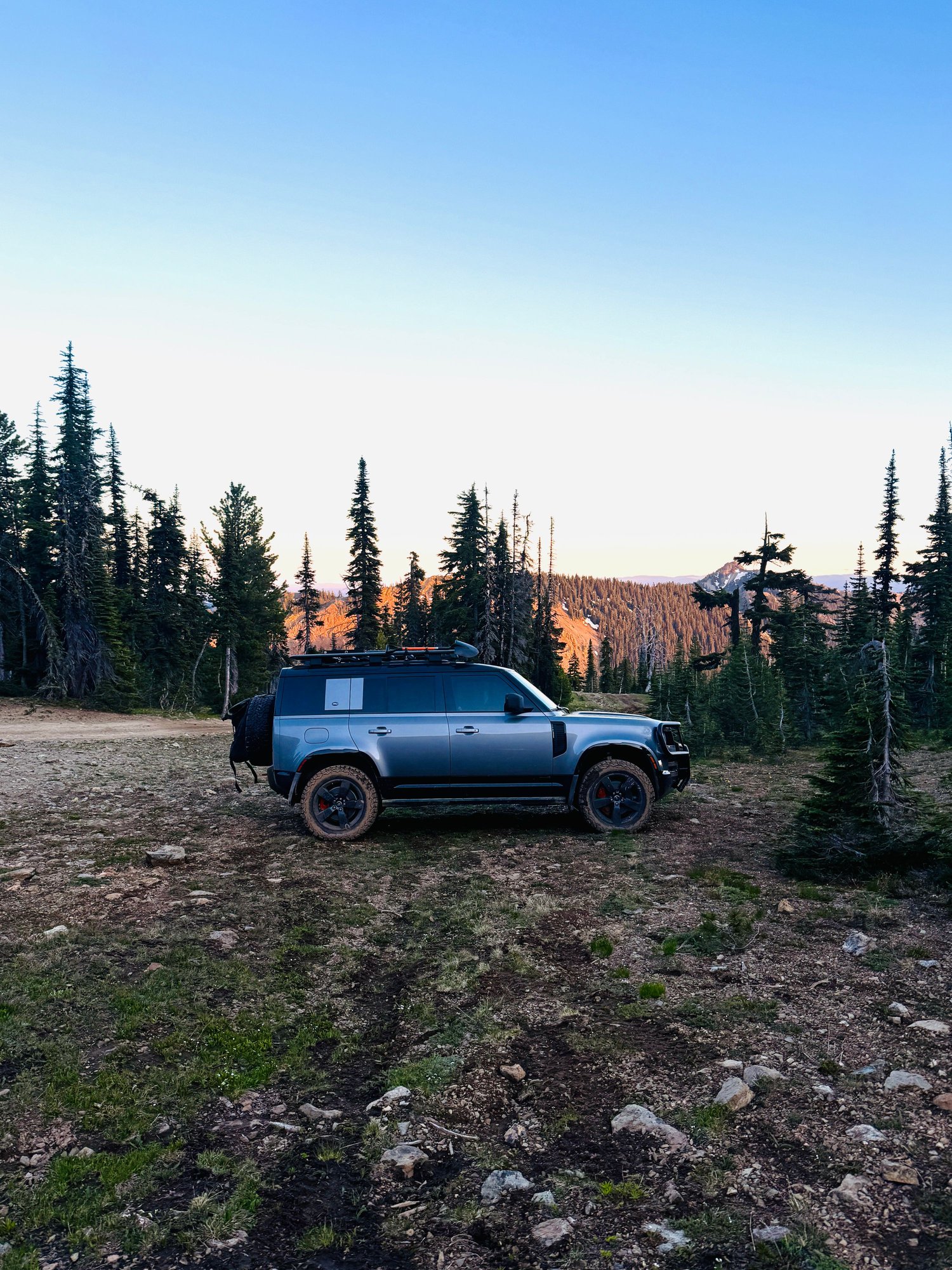 Dusk by the campsite