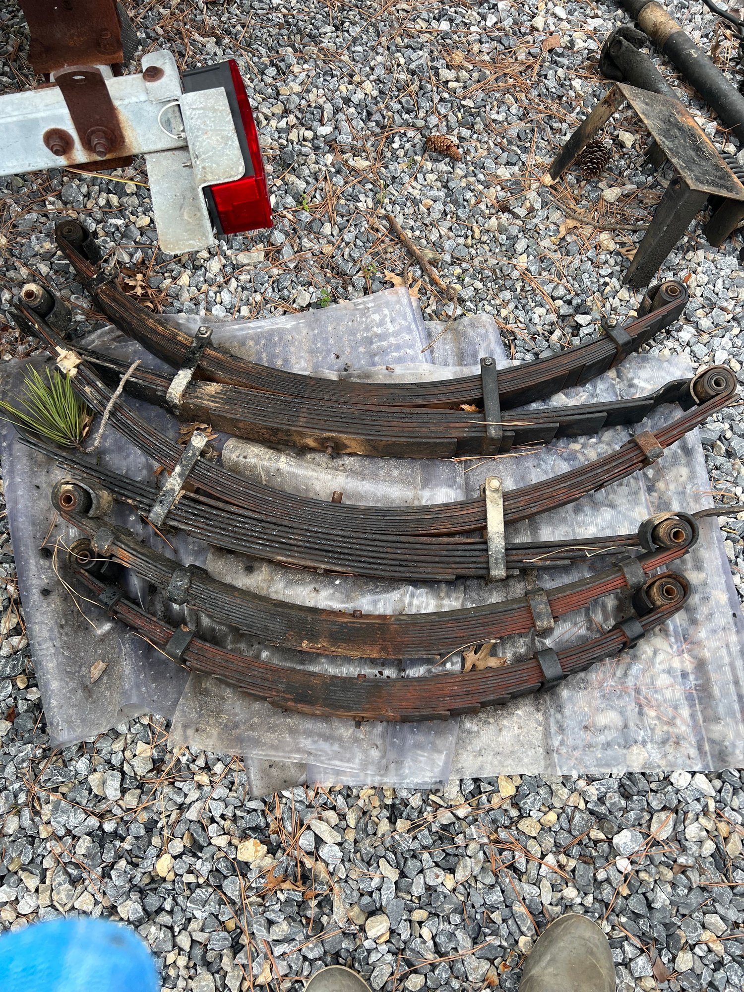 Steering/Suspension - Set of Front & Rear Series IIa 109 1 ton leaf springs - Used - 1965 to 1971 Land Rover All Models - Cambridge, MD 21613, United States