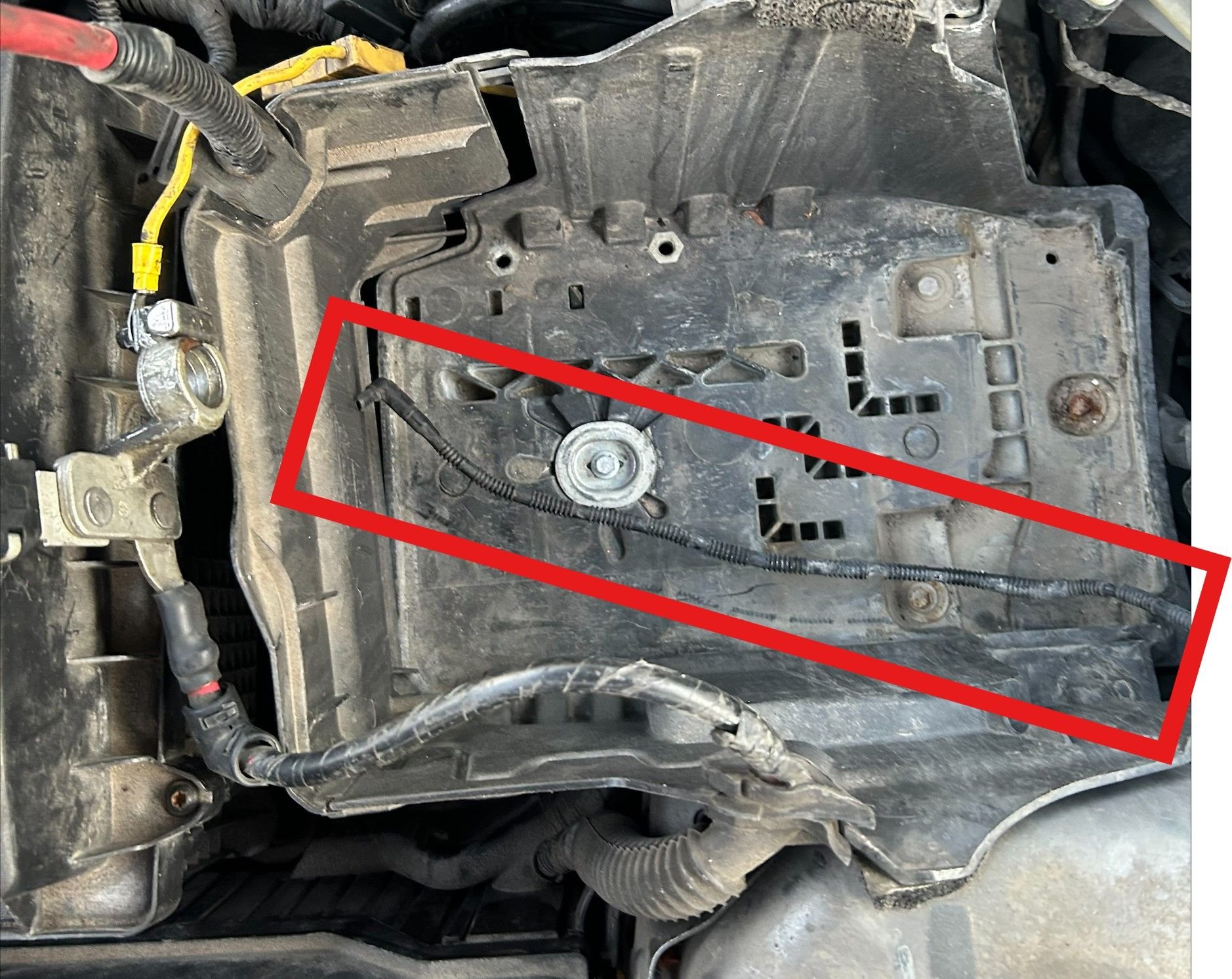 Mystery hose in battery box