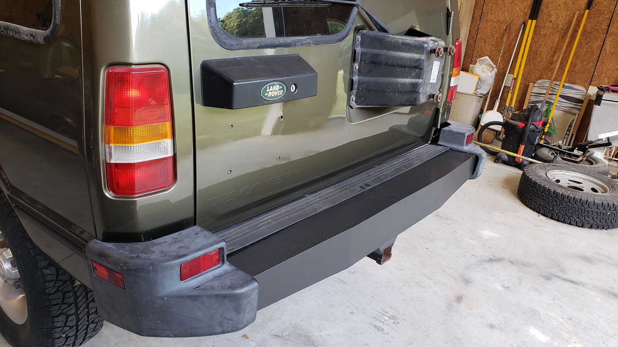 Rear bumper complete.