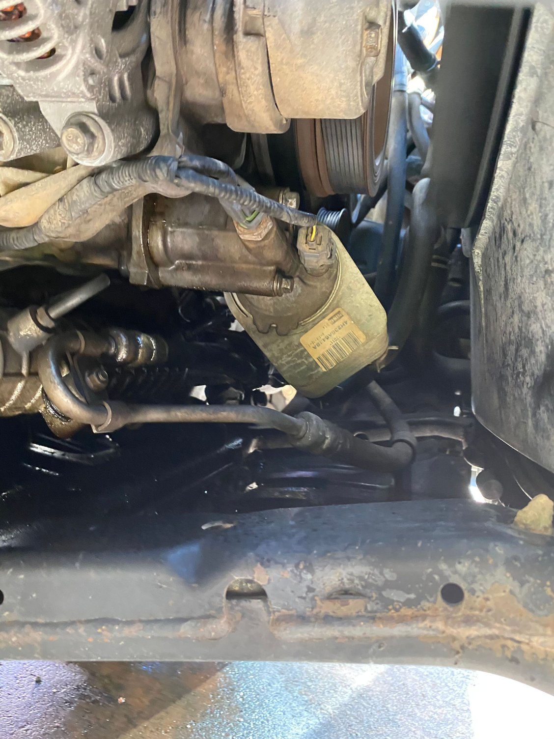I have a 2005 Land Rover LR3. Noticed a leak in a part underneath the engine Land Rover Forums