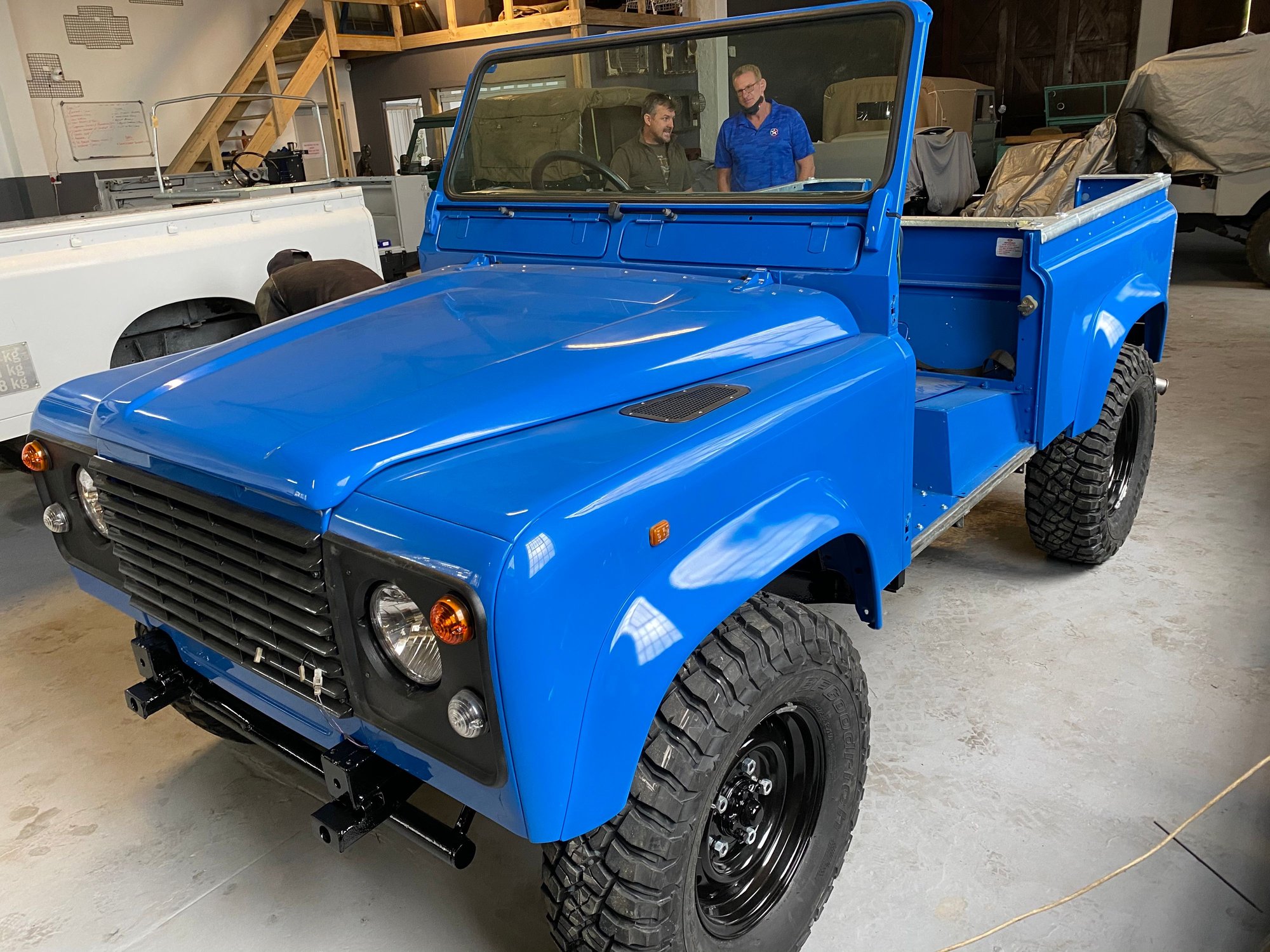 1997 Land Rover Defender 90 - Land Rover defender 90 300 Tdi Soft-Top (Frame-on Restored) - Used - VIN 16L52554A - 1 Miles - 4 cyl - 4WD - Manual - SUV - Blue - Atlanta, GA 30305, United States