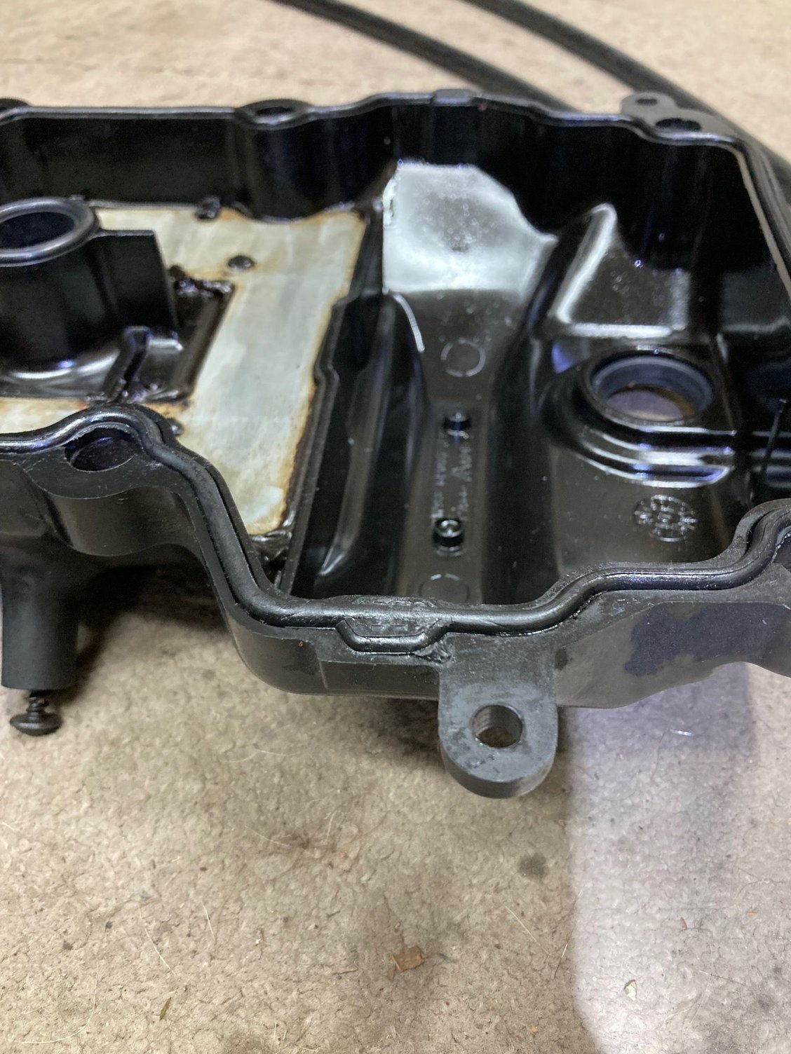 Picture 1, fits easily into the cover channel