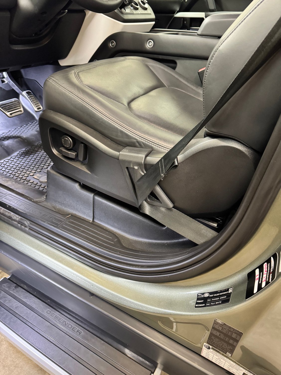 Easy to reach seat belts