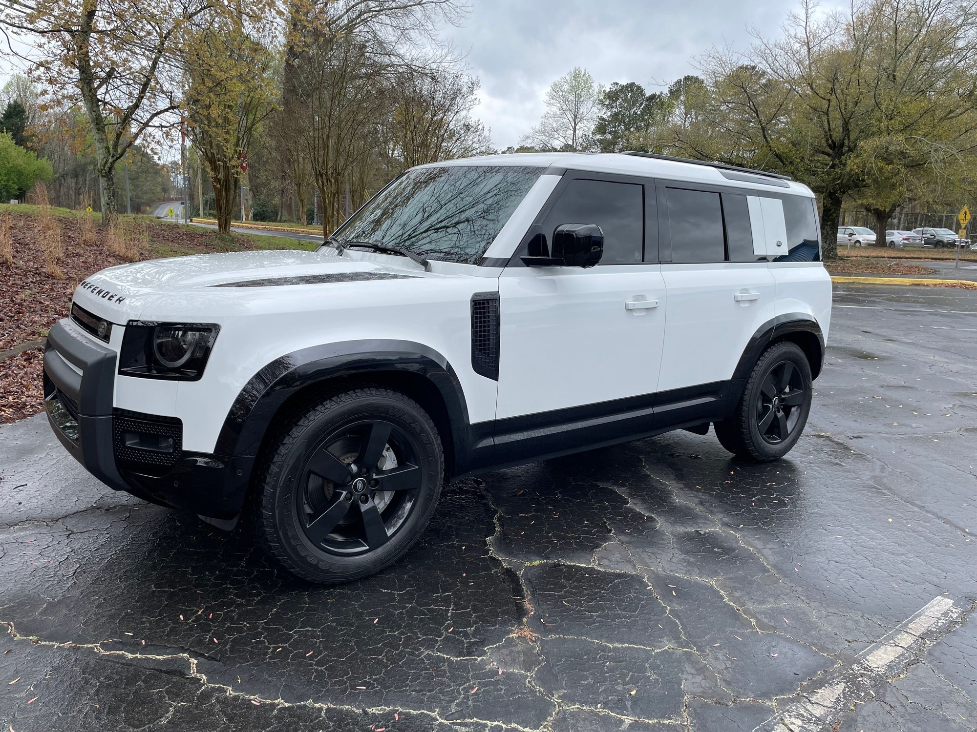 Wheels and Tires/Axles - Custom Black Gloss OEM 20" Land Rover Defender 5098 Wheels w Goodyear Wrangler Tires - Used - All Years  All Models - Atlanta, GA 30350, United States