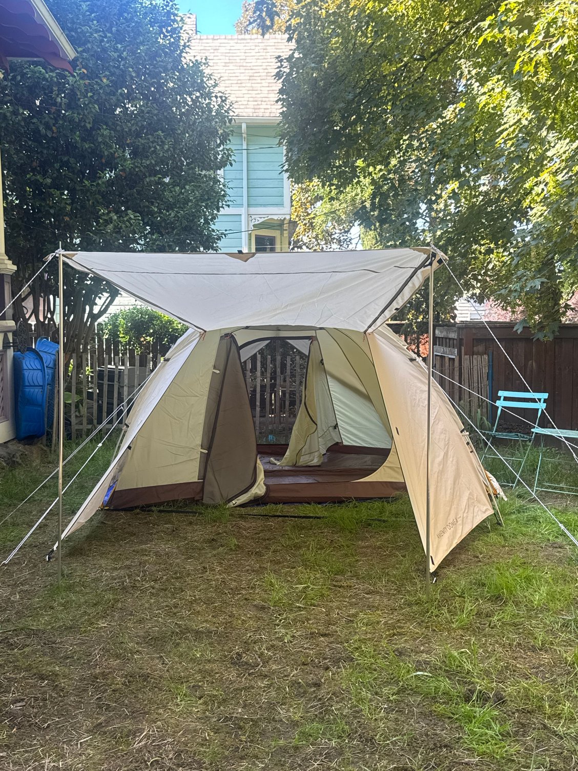 Tent test in my yard