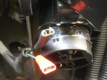 Cut and Soldered in female connectors 