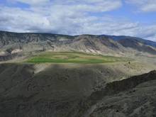Another huge hay field, this one was across the river from where we were