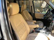 Front leather seats
