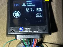 View of the running controller in progress