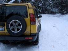 playing in the snow