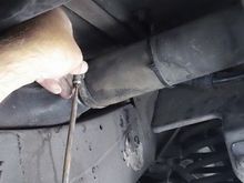 Step 9a Tank Filler Hose Removal