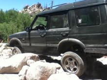 Some early off roading in Big Bear with stock tires and 2&quot; lift