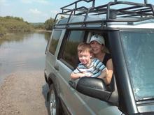 My fiance Allisa and her nephew after we came out of the water.  Its been over a month and that's all he talks about when we see him.