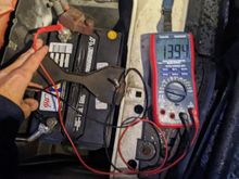 Reading at Battery (Ignition ON)