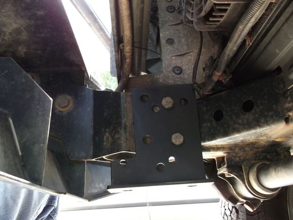 First bracket installed.