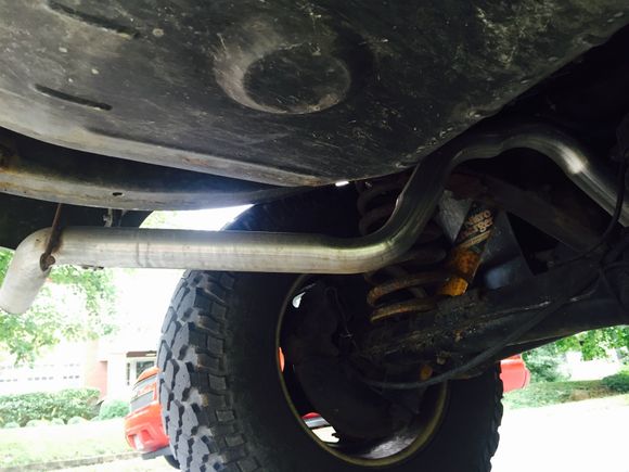 New exhaust and muffler