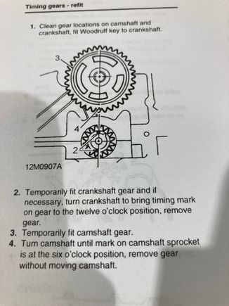 Rover V8 timing chain alignment