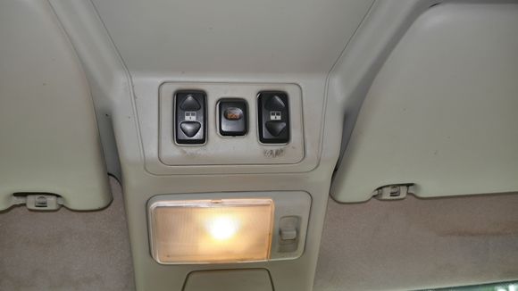 front sunroof doesn't open (probably from water damage - not sure)