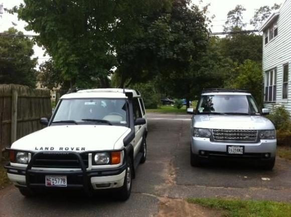 Front of both our Landies