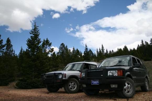 Mine and my friend's P38 Range Rover