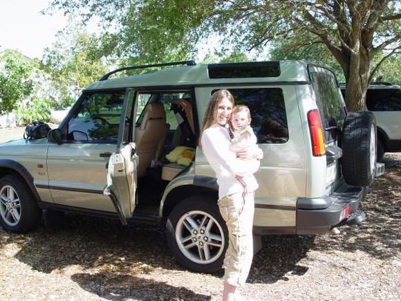 3 beauties.  My wife, daughter, and that British thing back there.