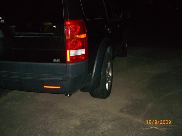 My oldest son and I just finished installing RoadKill.Com's 1.30&quot; Wheel Spacers on the rear of the LR3. Top of tire is even with top of flare.