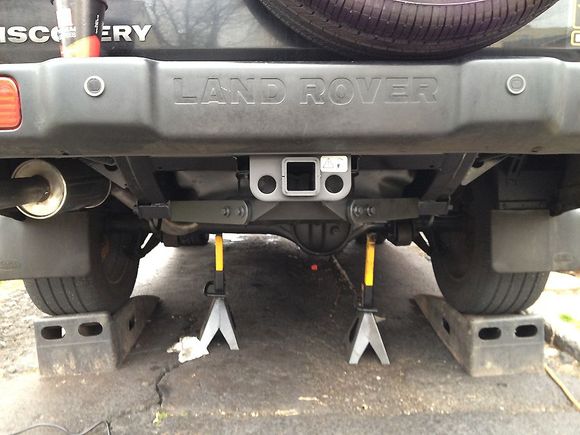 First coat of flat black paint.