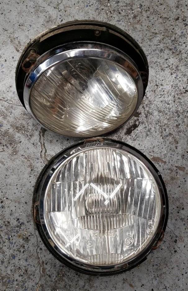 Lights - __ Series I/II/IIA/III  Headlight Buckets, Mounting Hardware, and H4-Style Headlights - Used - 1960 to 2016 Land Rover All Models - Eugene, OR 97405, United States