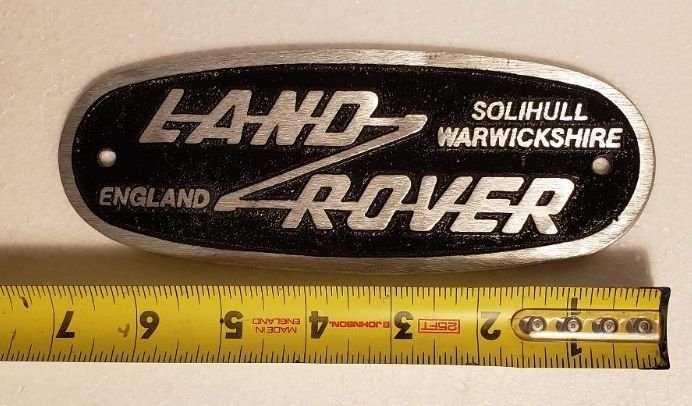 Exterior Body Parts - __ Land Rover Solihull & Birmingham & Fairey Rear Tub Badges (see pics) - Used - 1960 to 1985 Land Rover All Models - Eugene, OR 97405, United States