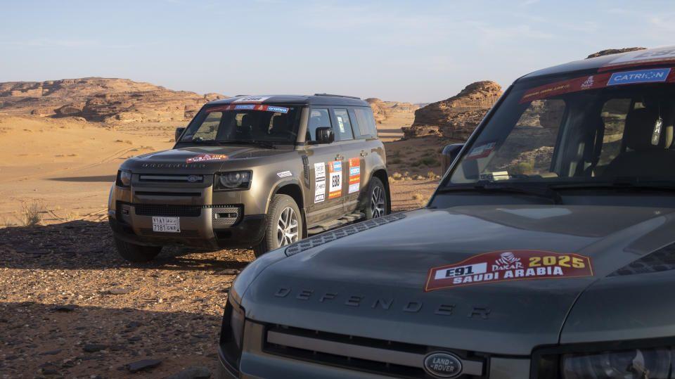 2025 Dakar Defender Support Vehicles