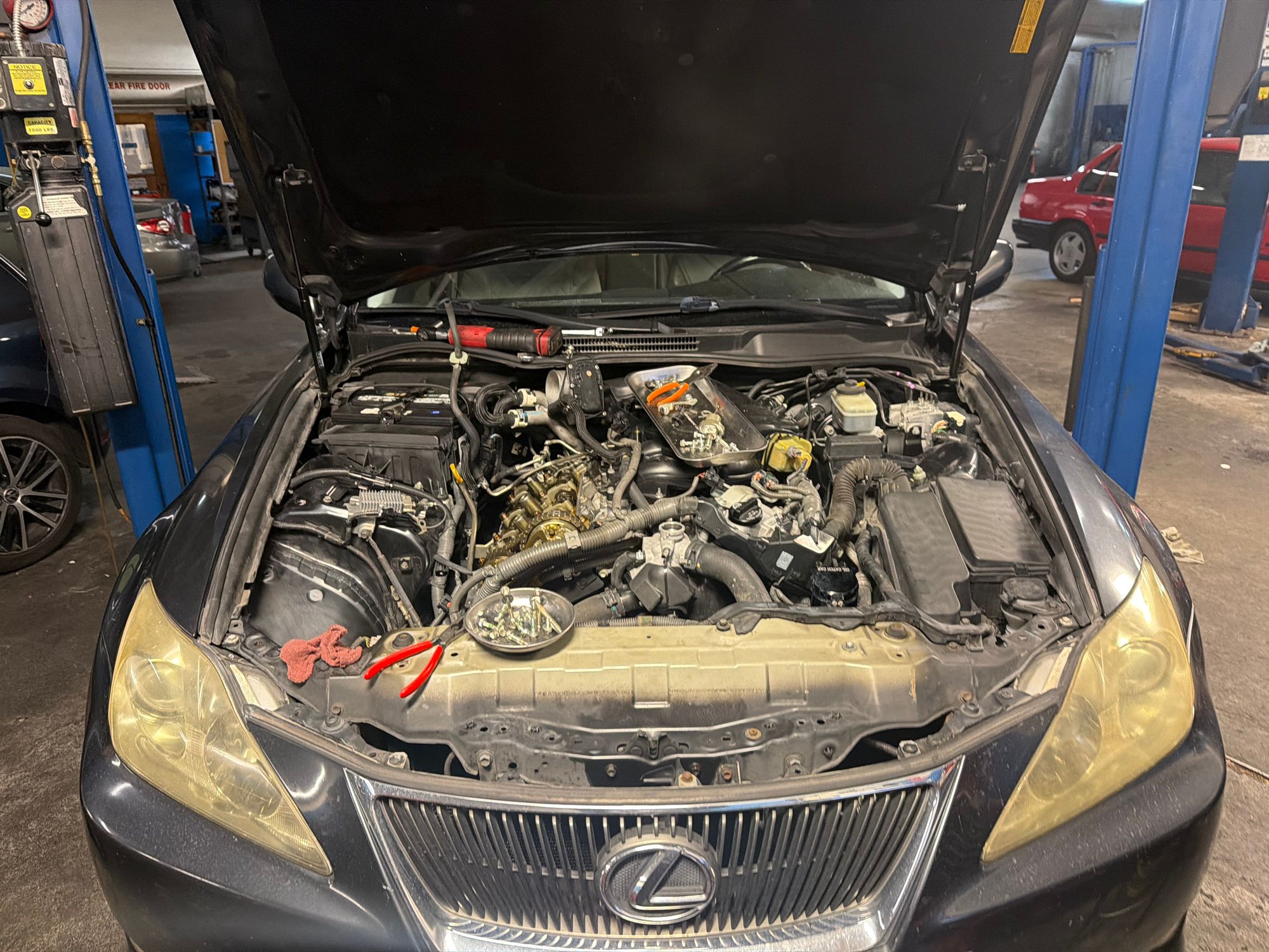 Passenger side tube seals leaking crankcase pressure.