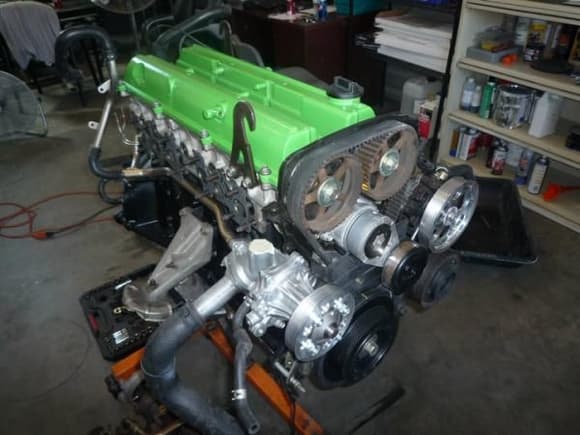 2JZ-GTE twin turbo engine