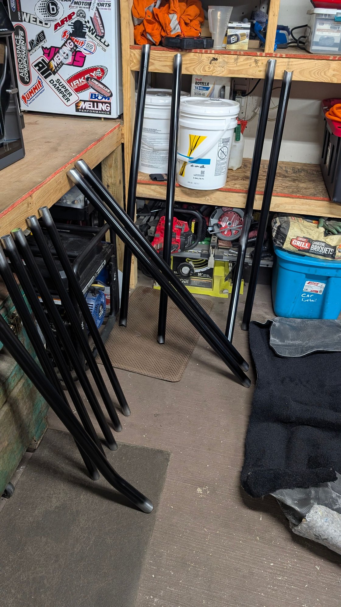 Decide to pre paint some of the bard that weren't already installed in the car. 